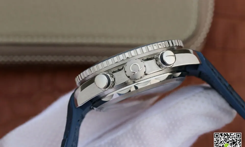 Omega Seamaster Ocean Planet 600M 215.33.46.51.03.001 OM Factory 1:1 Best Edition Replica Watch Blue Strap